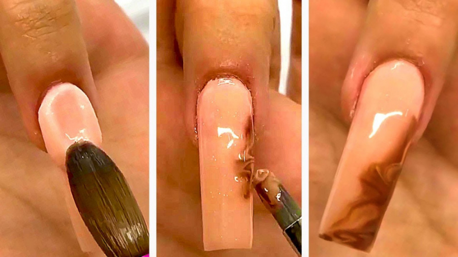 آموزش خاص و ساده اکرولیک ناخن :: دیزاین ساده ناخن