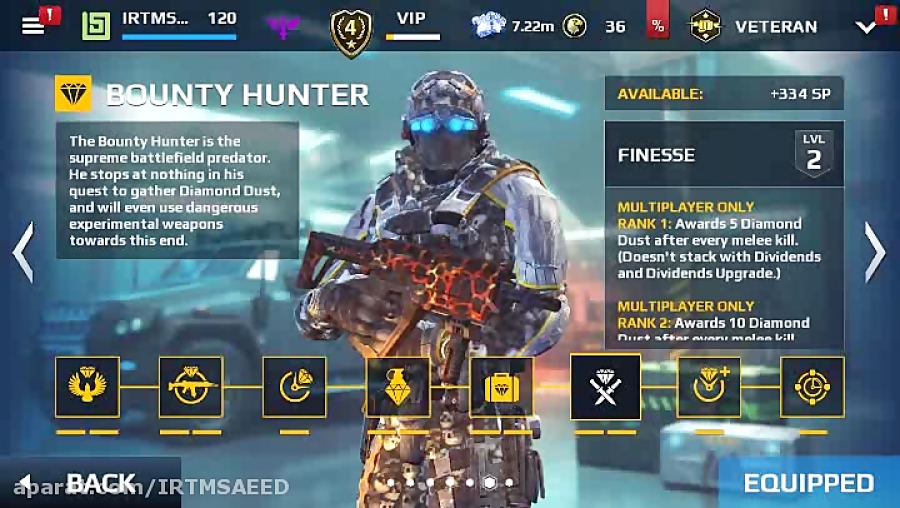 بررسی تخصصی کلاس Bounty Hunter در بازی MC5