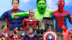 نبرد ابرقهرمانان در دنیای واقع...