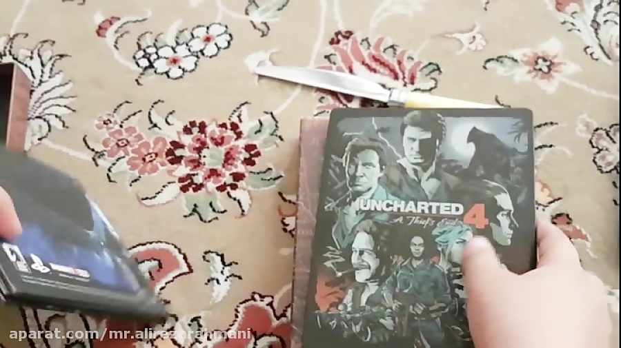 انباکسینگ بازی uncharted 4 special edition