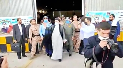 حضور رئیس جمهور در پایگاه هوای...