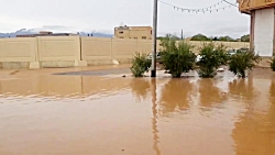 وضعیت خیابان های یزد پس از بار...