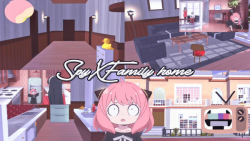 کد خانه آنیا از انیمه اسپای فمیلی / Sakura school simulator