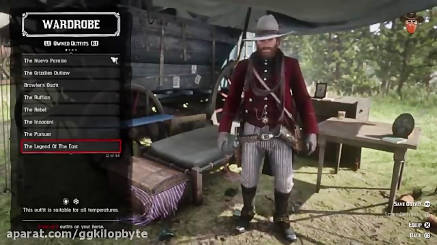 Red dead ll all outfits