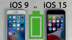 تست باتری آیفون 6S در iOS 9 و iOS 15