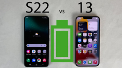 مقایسه باتری iPhone 13 و Galaxy S22