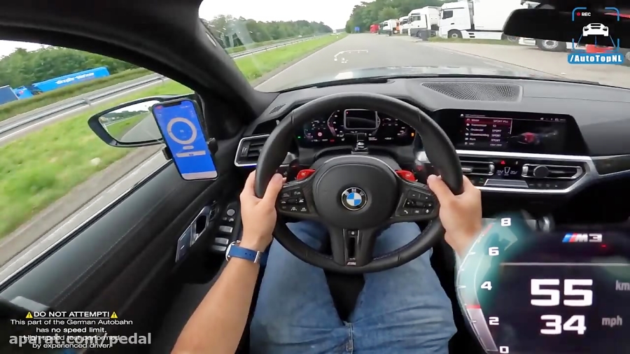 تست سرعت بی ام و M3 جدید در ات...