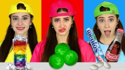 چالش خنده دار جدید  چالش غذا خ...