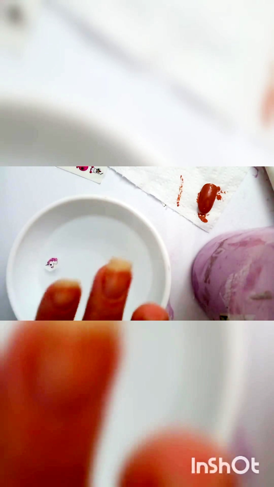 اموزش گذاشتن لنز رو ناخن(*´﹀`*)