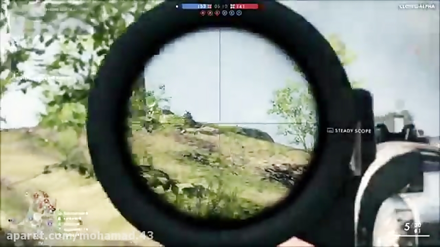 Battlefield1 Sniper Gameplay