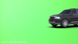 green screen (تصادف ماشین)