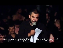 لطمه زنی سوزناک ، شب پنجم روضه ؛ محرم ۱۴۰۱