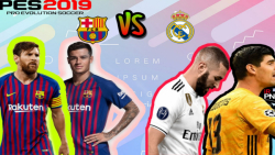 گیم پلی PES 2019""بارسلونا و رئال مادرید درخشش ویدال در الکلاسیکو !!