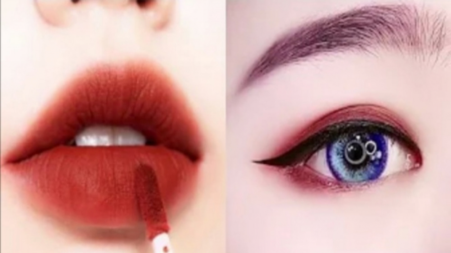 آموزش میکاپ لب _ آرایش چشم و خط چشم