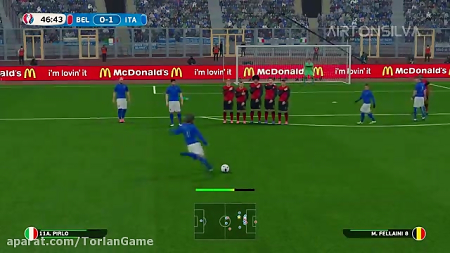 گلچین ضربه های ایستگاهی PES 2016 - تورلان گیم