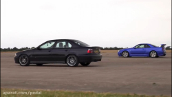 درگ جالب بی ام و M5 قدیمی با ن...