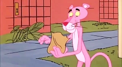 کارتون پلنگ صورتی فیل صورتی