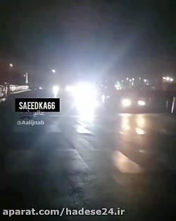 حرکات دیوانه وار راننده یک شاسی بلند دور میدان آزادی حرکات دیوانه وار راننده یک شاسی بلند دور میدان آزادی