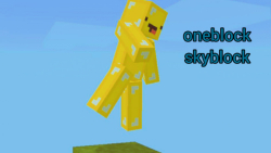 Minecraft one block skyblock