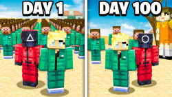 زنده ماندن 100 روز در اسکویید...