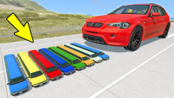 ماشین بزرگ vs لیموزین !! BeamNG.Drive !!