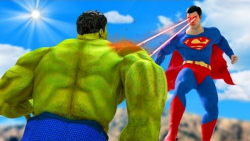 سوپرمن در مقابل هالک شگفت انگیز | نبرد ابرقهرمانان