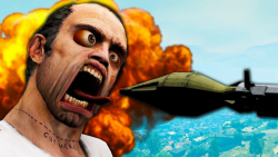 لحظات خنده دار GTA V با اشکان...