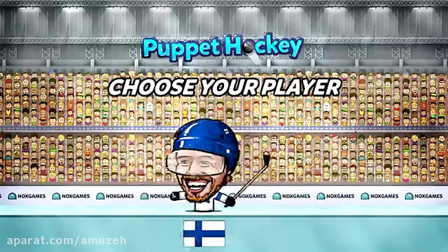 puppet ice hockey بازی آنلاین هاکی روی یخ عروسکی