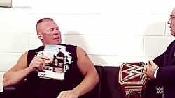 کشتی کج رومن رینز و براک لزنز...