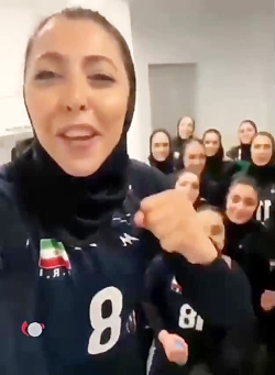 دختران والیبالیست ایرانی امروز بعد از 56 سال تاریخ سازی کردند دختران والیبالیست ایرانی امروز بعد از 56 سال تاریخ سازی کردند