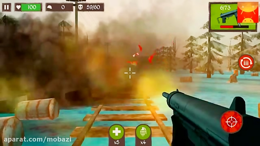 گیم پلی بازی اندرویدی Zombie Call: Trigger Shooter
