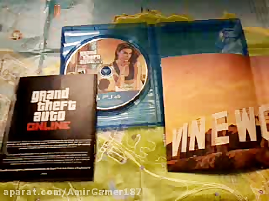 امیر گیمر - آنباکسینگ بازی GTA V PS4