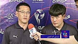 صحبت&zwnj;های سرمربی و بازیکن...