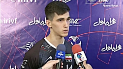 صحبت&zwnj;های بازیکنان ایران پ...