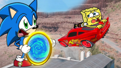 باب اسفنجی و سونیک غول پیکر در...