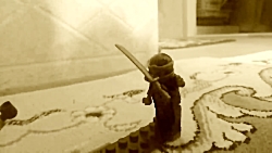 استاپ موشن لگو شمشیری کوتاه