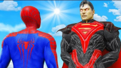 ابرقهرمانان | مرد عنکبوتی شگفت انگیز در مقابل سوپرمن | نبرد فوق العاده حماسی