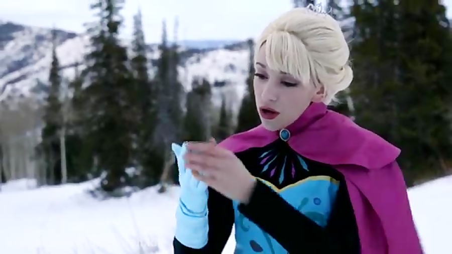 Disney Frozen Elsa Let it Go In Real Life YouTube