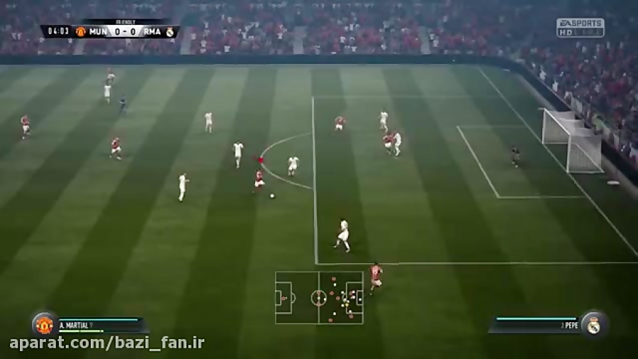 FIFA 17 ; " نمایش ویژگی های تکنیک های تهاجمی "