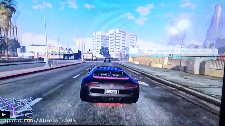 تصادف خطرناک در GTA V