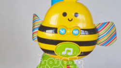 آویز تخت موزیکال کودک و نوزاد طرح زنبور winfun مدل 00856
