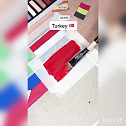 نقاشی حرفه ای . پرچم ها (ترکیه ) ۲