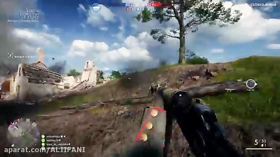 گیمپلی battlefield 1 (alpha)