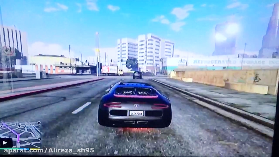 تصادف خطرناک در GTA V