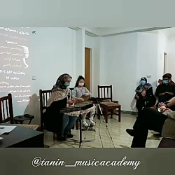 اجرای مادر و فرزند در رسیتال آموزشگاه موسیقی طنین نوشهر