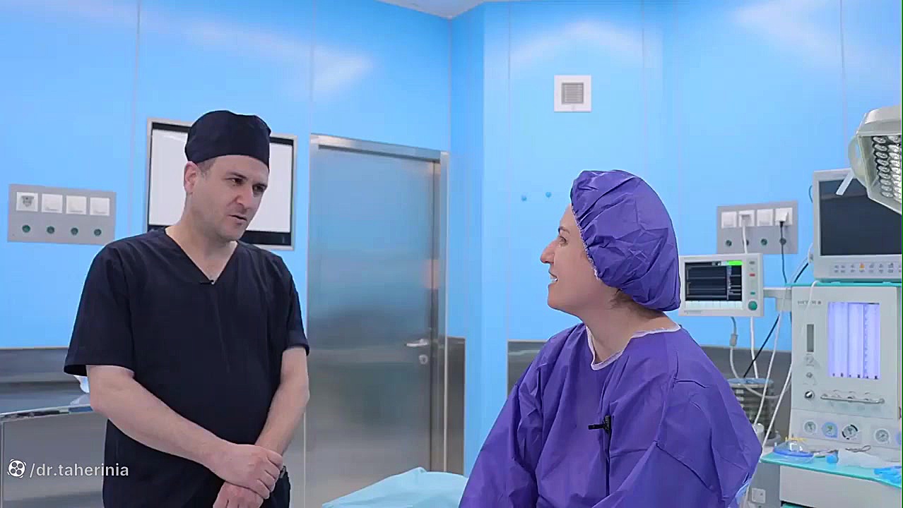فیلم واقعی عمل همزمان جراحی بینی و پلک زیبایی پوست