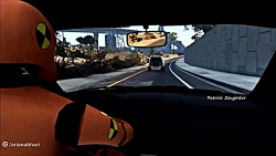 تصادفات BeamNG Drive در ترافیک سنگین