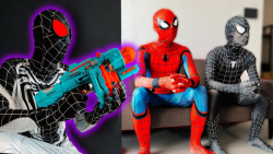 مرد عنکبوتی سفید شرور ، ابر قه...