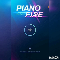 گیمپلی بازی piano fire