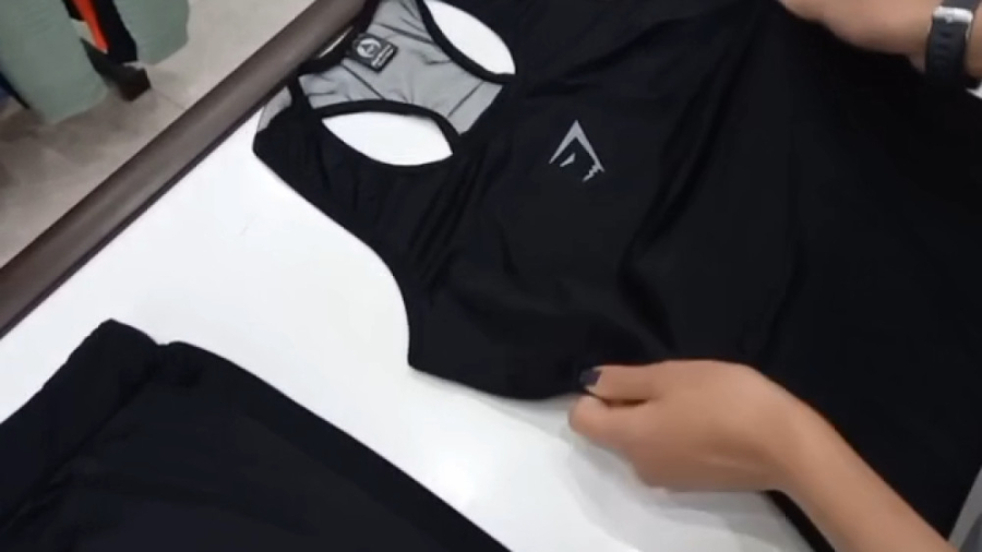 ست تاپ و شلوارک ورزشی جیم شارک جنس فلامنت